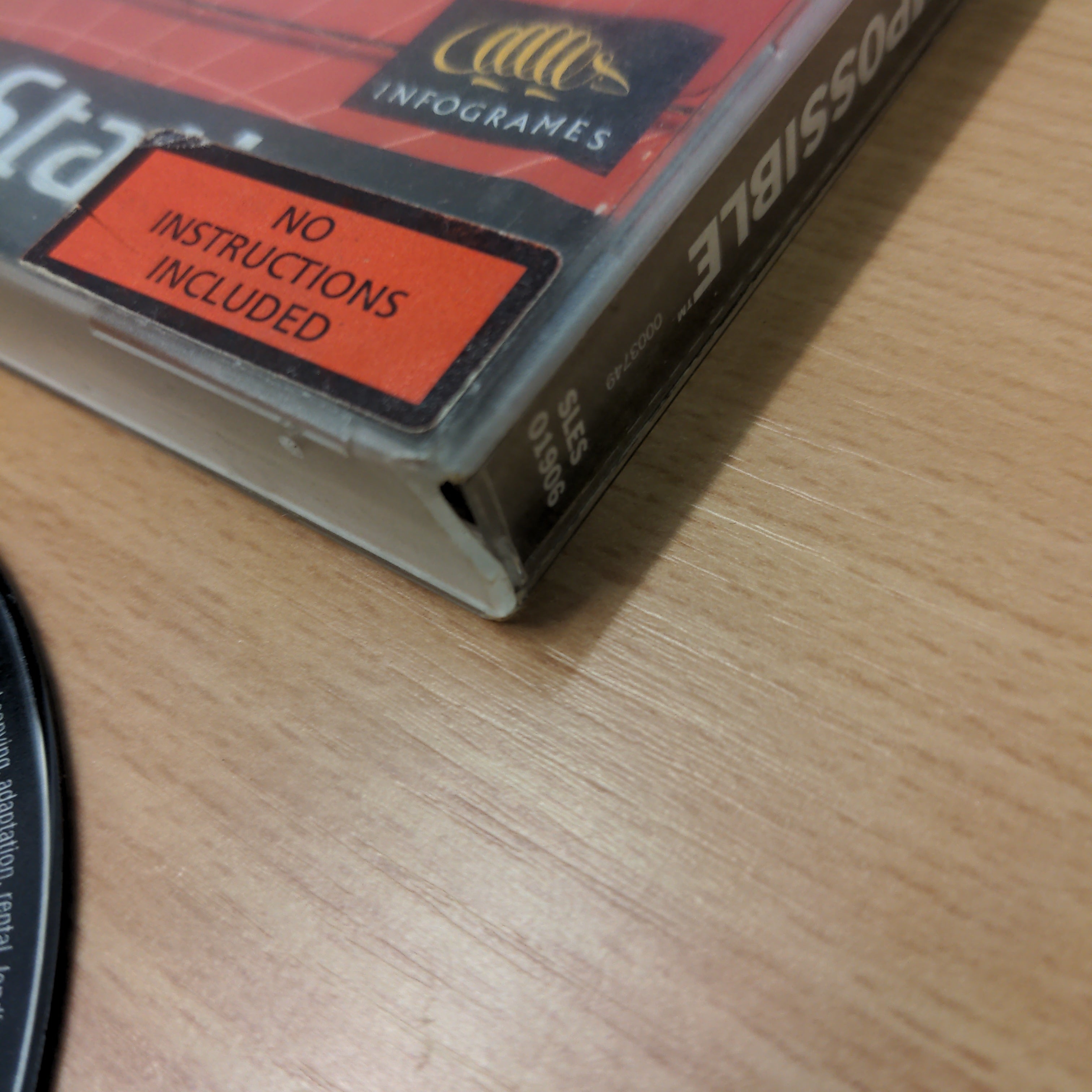 Mission: Impossible Sony PS1 game Mission: Impossible Sony PS1 game